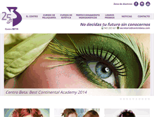 Tablet Screenshot of centrobeta.com